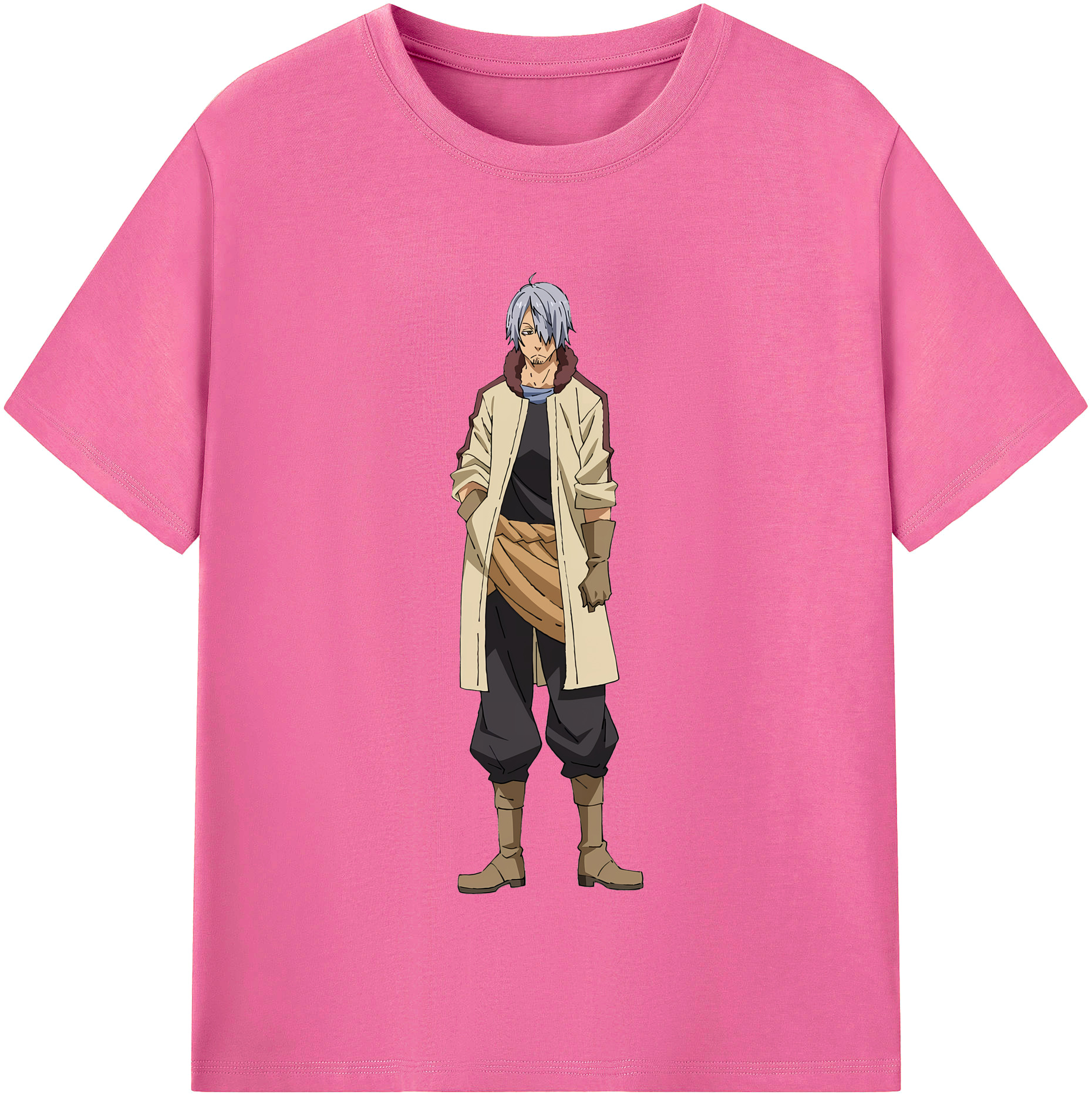 （画像用） 転スラ Regarding Reincarnated to Slime レディースカジュアルプリントTシャツ（綿100％）